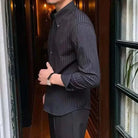 Striped spring gentleman english shirt - Antonios