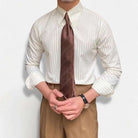 Striped spring gentleman english shirt - Antonios