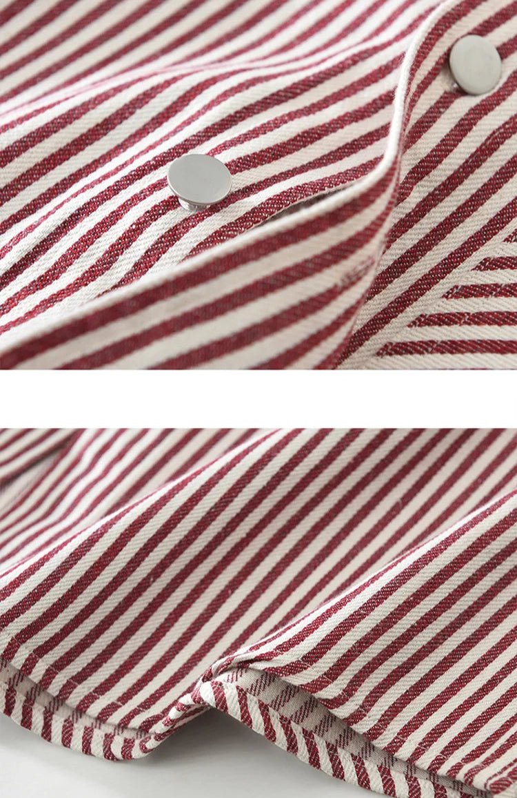 Stripes pattern cotton shirt comfortable - Antonios
