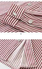 Stripes pattern cotton shirt comfortable - Antonios