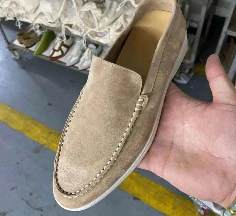 Suede elegant loafers - Antonios
