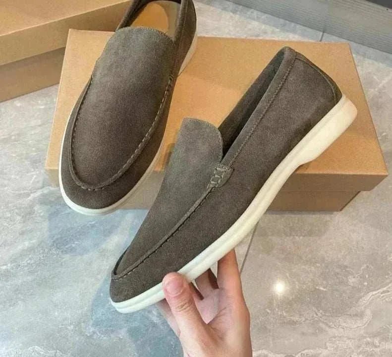 Suede elegant loafers - Antonios