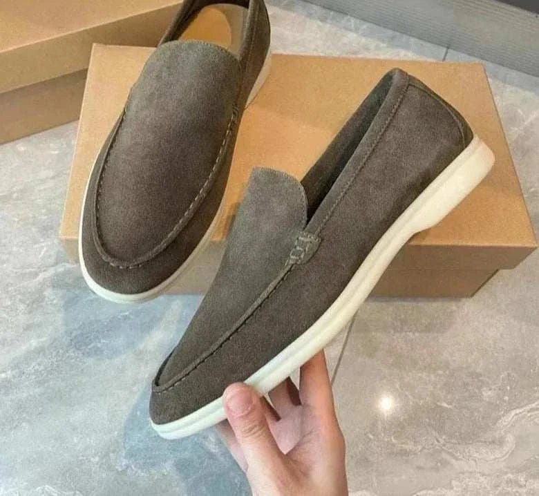 Suede elegant loafers - Antonios