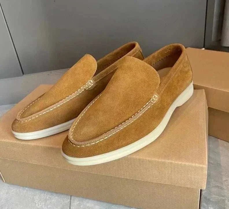 Suede elegant loafers - Antonios