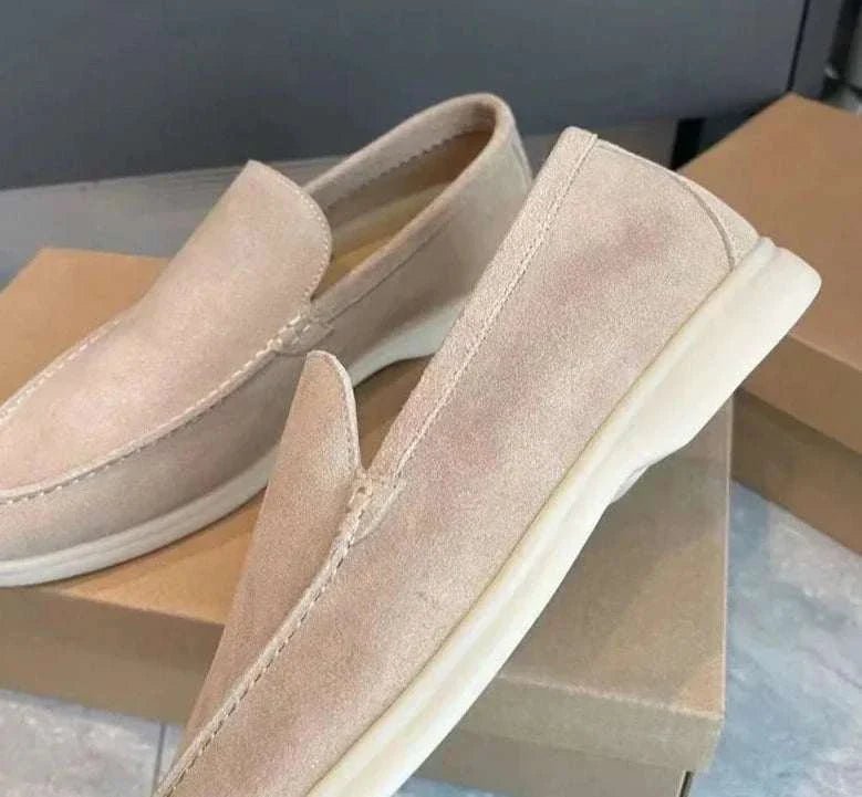 Suede elegant loafers - Antonios