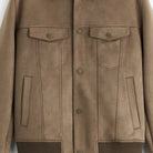 Suede Polo Jacket - Antonios