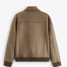 Suede Polo Jacket - Antonios