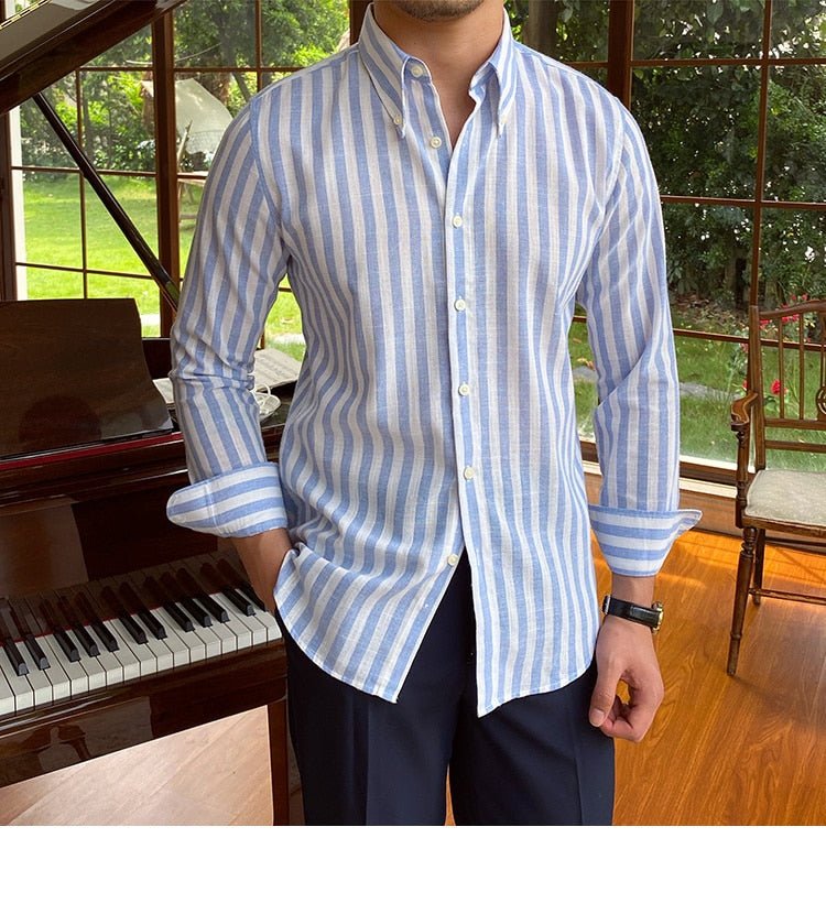 Summer Formal Striped Shirt - Antonios