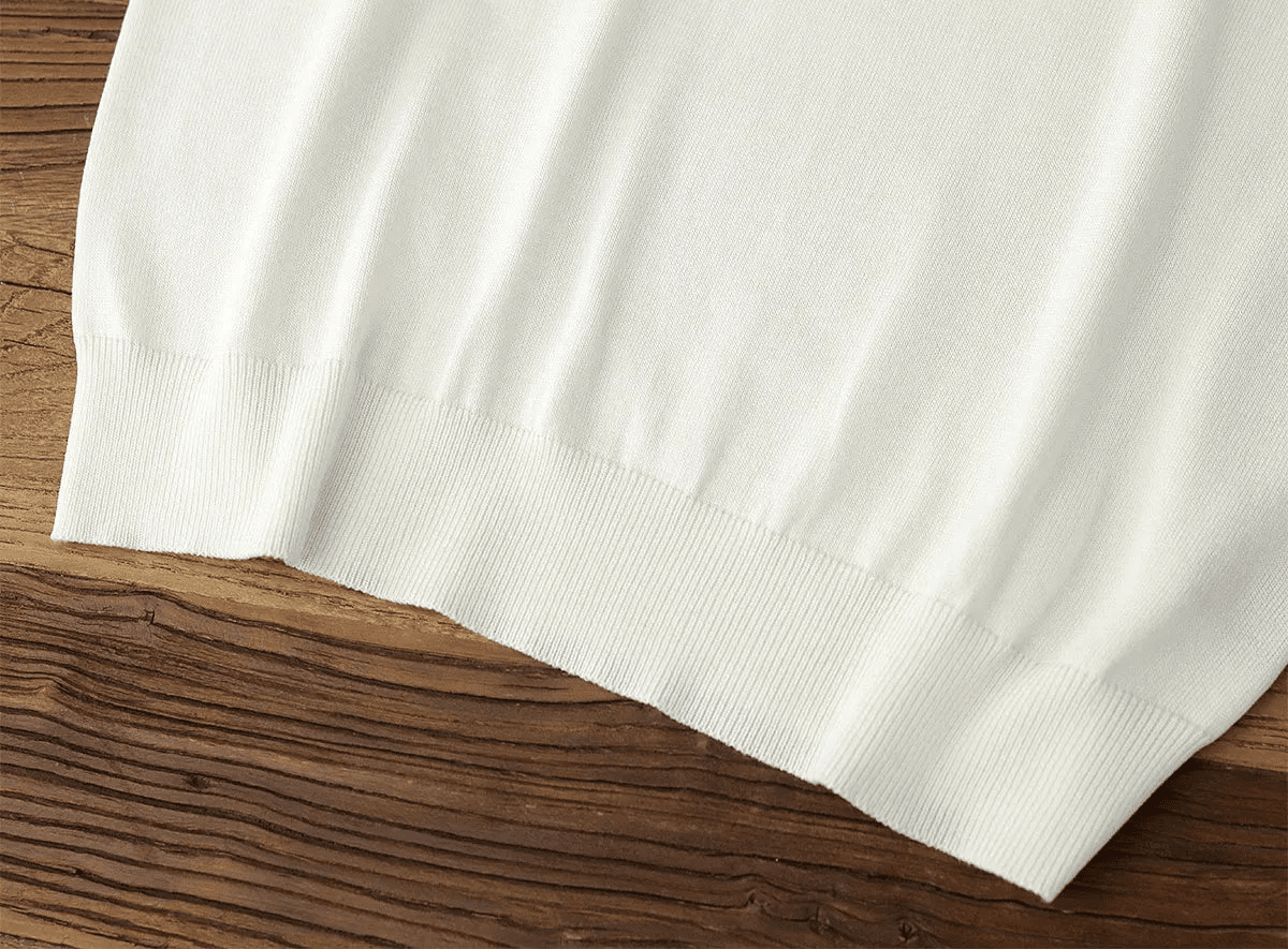 Summer knitted short - sleeved retro t-shirt - Antonios