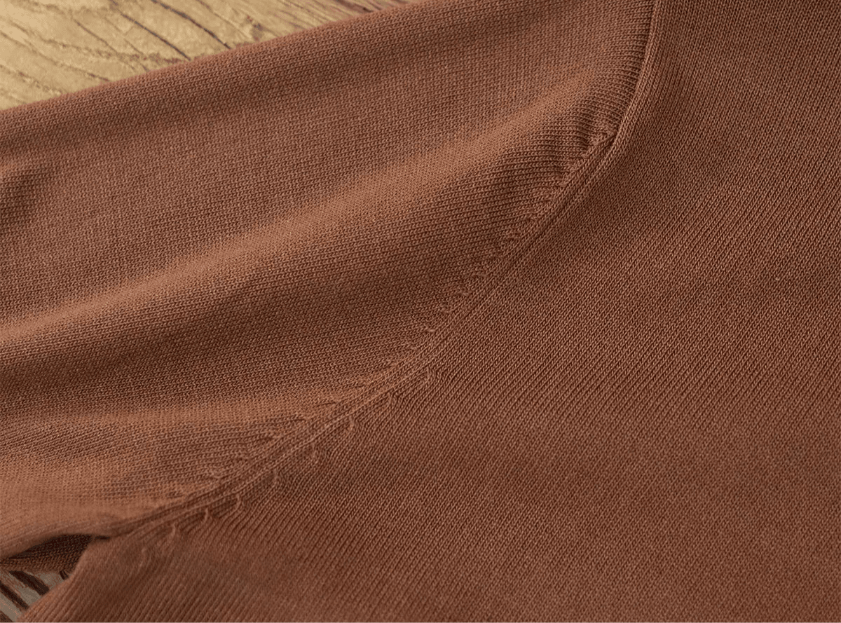 Summer knitted short - sleeved retro t-shirt - Antonios