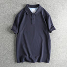 Summer lapel short - sleeved cotton t-shirt - Antonios