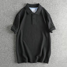 Summer lapel short - sleeved cotton t-shirt - Antonios