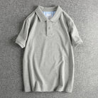 Summer lapel short - sleeved cotton t-shirt - Antonios