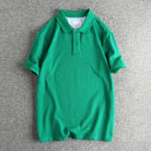 Summer lapel short - sleeved cotton t-shirt - Antonios