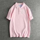 Summer lapel short - sleeved cotton t-shirt - Antonios