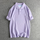 Summer lapel short - sleeved cotton t-shirt - Antonios