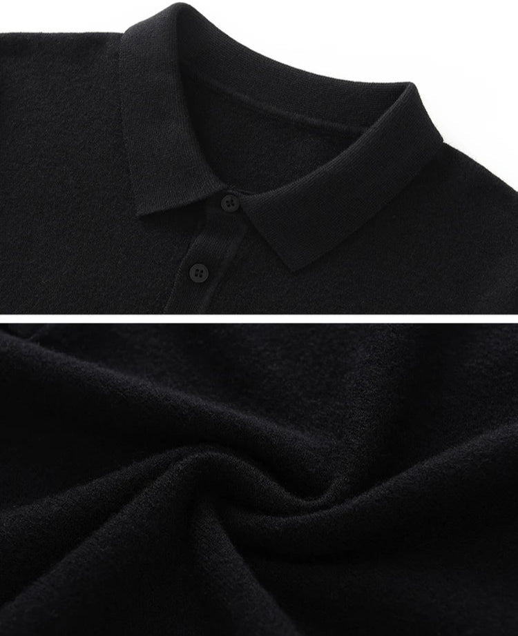 Summer merino wool polo t-shirt - Antonios