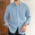 Summer retro long - sleeve shirt - Antonios