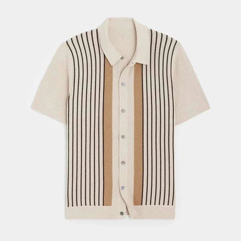 Summer retro short sleeve shirt - Antonios