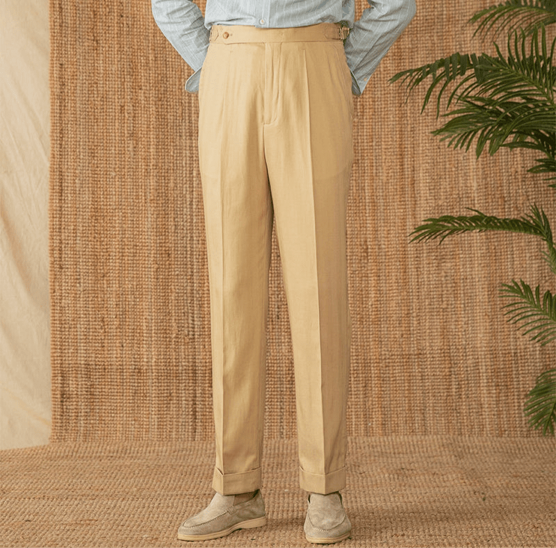 Summer straight fit elegant trousers - Antonios