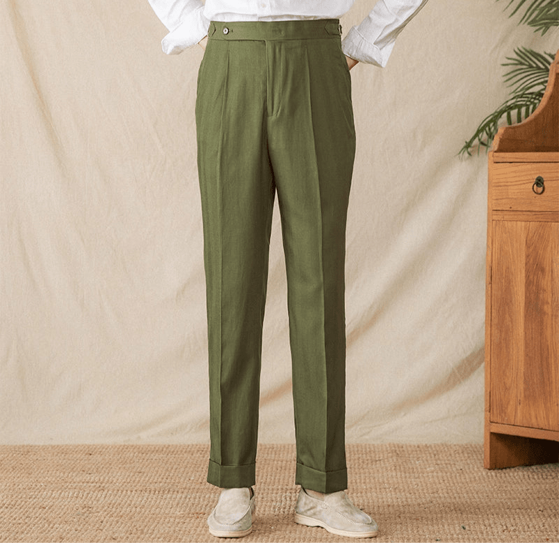 Summer straight fit elegant trousers - Antonios