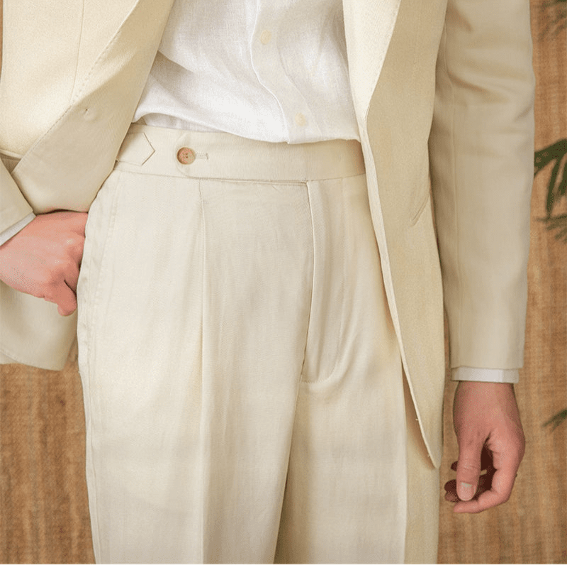 Summer straight fit elegant trousers - Antonios