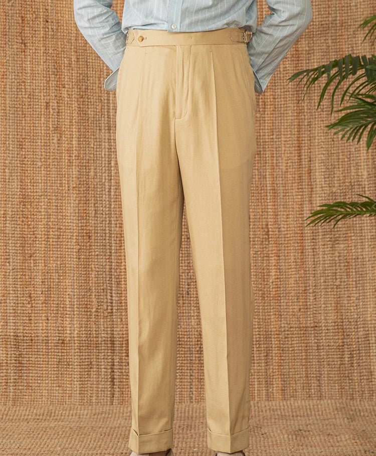 Summer straight fit elegant trousers - Antonios