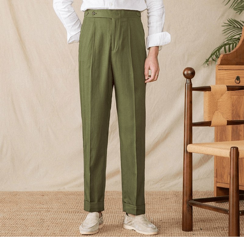 Summer straight fit elegant trousers - Antonios