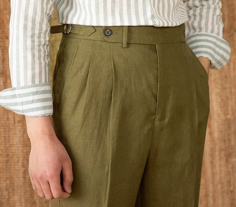 Summer straight fit lightweight trousers - Antonios