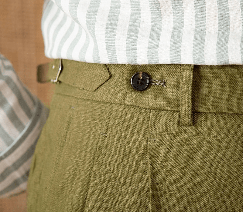 Summer straight fit lightweight trousers - Antonios