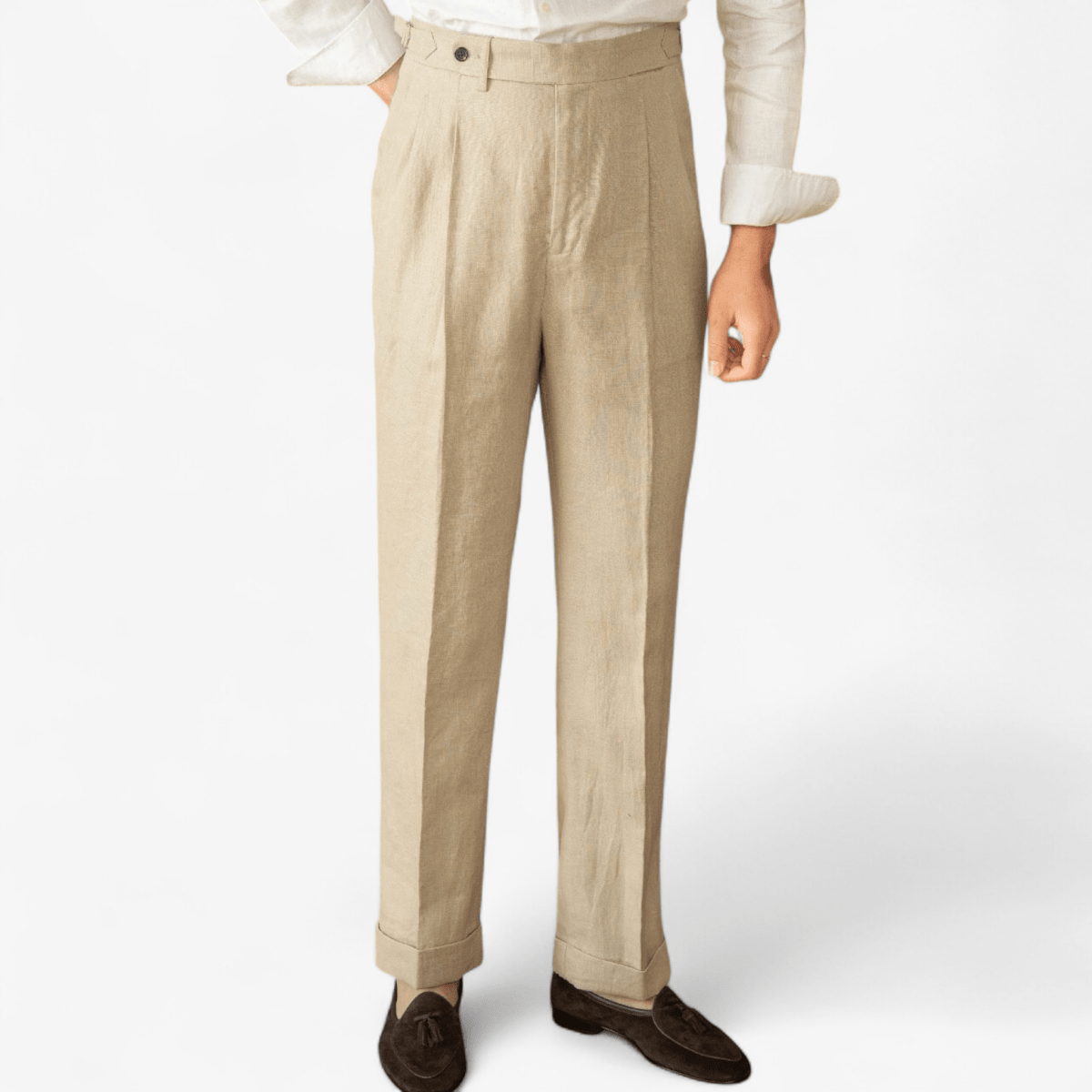 Summer straight fit lightweight trousers - Antonios