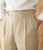 Summer straight fit lightweight trousers - Antonios