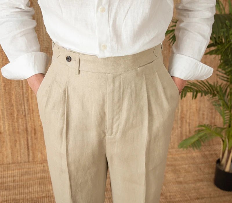 Summer straight fit lightweight trousers - Antonios