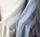 Summer thin linen strip casual shirt - Antonios