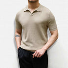 Summer v - neck polo english t-shirt - Antonios