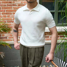 Summer v - neck polo english t-shirt - Antonios