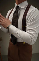 Tailored lapel shirt office and party ready - Antonios