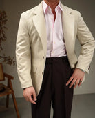 Tailored lapel shirt office and party ready - Antonios