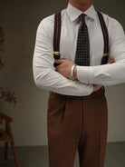 Tailored lapel shirt office and party ready - Antonios