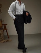 Tailored lapel shirt office and party ready - Antonios