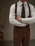 Tailored lapel shirt office and party ready - Antonios