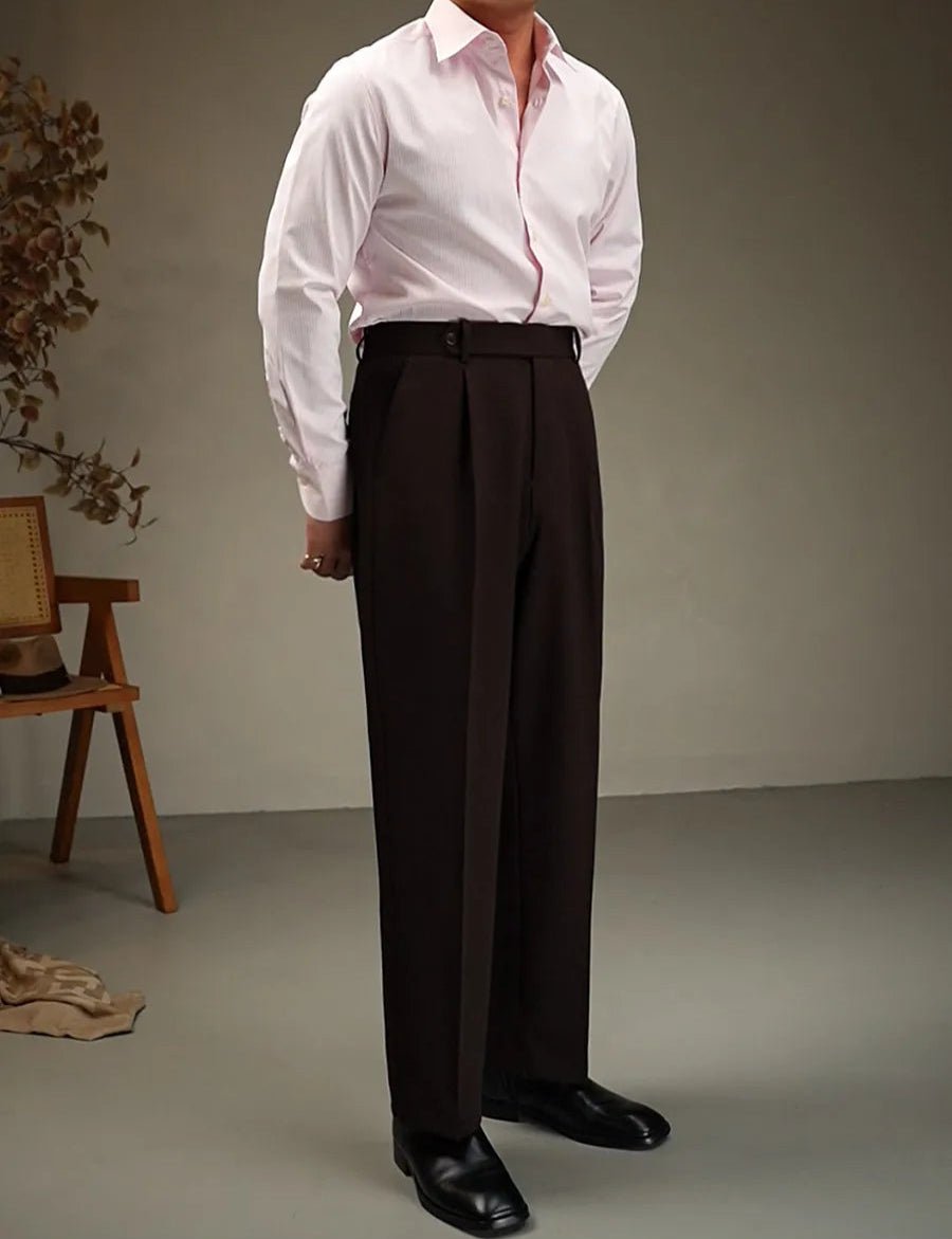 Tailored lapel shirt office and party ready - Antonios