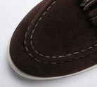 Tasseled suede driving moccasin - Antonios