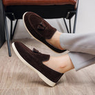 Tasseled suede driving moccasin - Antonios