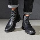 Thick - sole moto high - top boot - Antonios