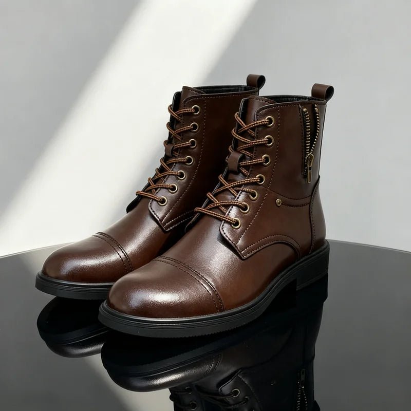 Thick - sole moto high - top boot - Antonios