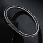 Thin wire stainless steel bracelet - Antonios