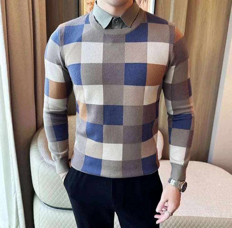 Tone two color sweater - Antonios