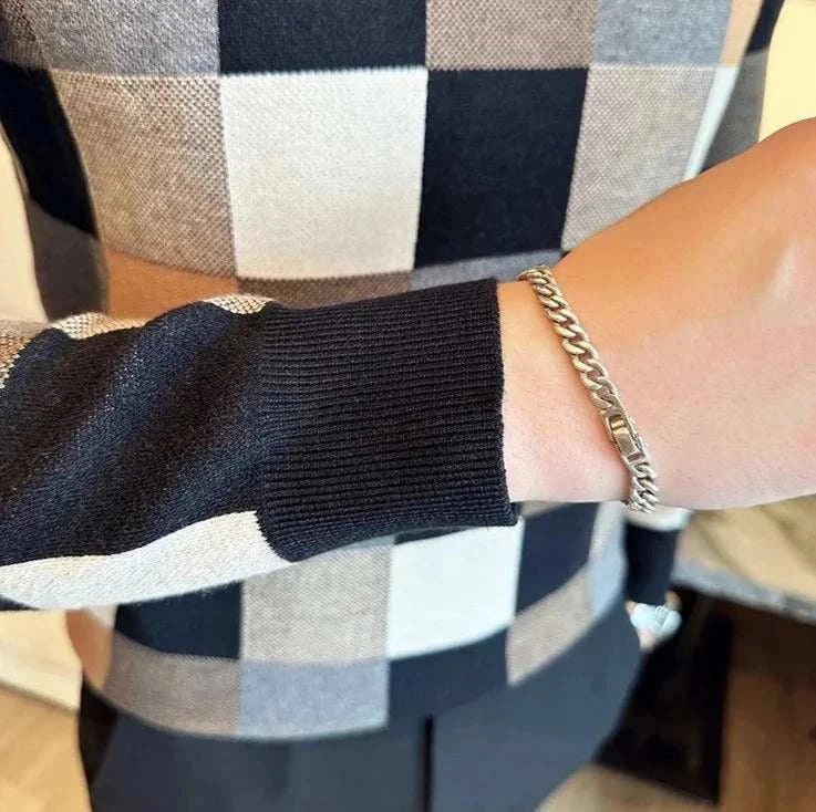 Tone two color sweater - Antonios