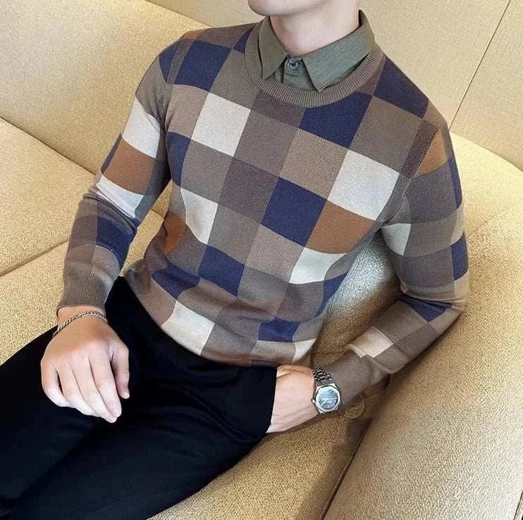 Tone two color sweater - Antonios